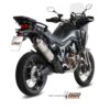 Mivv Slip-On Oval titan con tapa carbono Honda CRF 1000 L Africa Twin 2016-19 - Imagen 2