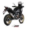 Mivv Slip-On Oval titan con tapa carbono Honda CRF 1100 L Africa Twin 2020-23 - Imagen 2