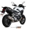 Mivv Slip-On Oval titan con tapa carbono Honda Crossrunner 2015-20 - Imagen 2