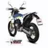 Mivv Slip-On Oval black Husqvarna 701 Enduro / Supermoto 2021-24 - Imagen 2