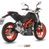 Mivv Full system 1x1 Suono St. Steel con tapa carbono KTM 390 Duke 2013-16 - Imagen 2