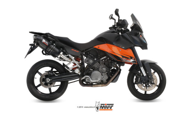 Mivv 2 Slip-On Oval carbono con tapa carbono KTM 990 Supermoto SMT 2009-13 - Imagen 2