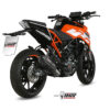 Mivv Slip-On Suono black con tapa carbono KTM 125/390 Duke / RC 125/390 2017-20 - Imagen 2