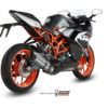Mivv Full system 1x1 Suono St. Steel con tapa carbono KTM RC 125 2014-16 - Imagen 2