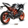 Mivv Full system 1x1 Suono black con tapa carbono KTM RC 125 2014-16 - Imagen 2