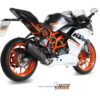 Mivv Full system 1x1 Suono black con tapa carbono KTM RC 390 2014-16 - Imagen 2