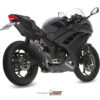 Mivv Slip-On Suono black con tapa carbono Kawasaki Ninja 300 2013-16 / Z300 2015-16 - Imagen 2