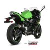 Mivv Full system 2x1 GP Pro carbono Kawasaki Ninja 650 2017-23 / Z650 2017-23 - Imagen 2