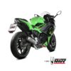 Mivv Full system 2x1 MK3 St. Steel Kawasaki Ninja 650 / Z650 2024 (2 sondas lambda) - Imagen 2