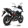 MIVV 2 SLIP-ON OVAL CARBON CON TAPA CARBONO KAWASAKI VERSYS 650 2015-20 - Imagen 2