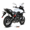 Mivv Full system 2x1 Oval titan con tapa carbono Kawasaki Versys 650 2015-22 - Imagen 2