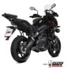 Mivv Full system 2x1 Oval black con tapa carbono Kawasaki Versys 650 2021-23 - Imagen 2