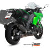 Mivv 2 Slip-On Suono black con tapa carbono Kawasaki Z1000 SX / Ninja 1000 SX 2014-19 - Imagen 2
