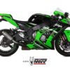 Mivv Slip-On GP Pro titan Kawasaki ZX-10 R / RR / SE 2016-24 - Imagen 2
