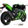 Mivv Slip-On Suono black con tapa carbono Kawasaki ZX-10 R / RR / SE 2016-24 - Imagen 2