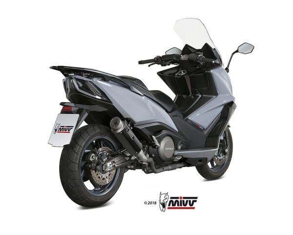 Mivv Slip-On GP Pro carbono Kymco AK550 2017-20 - Imagen 2