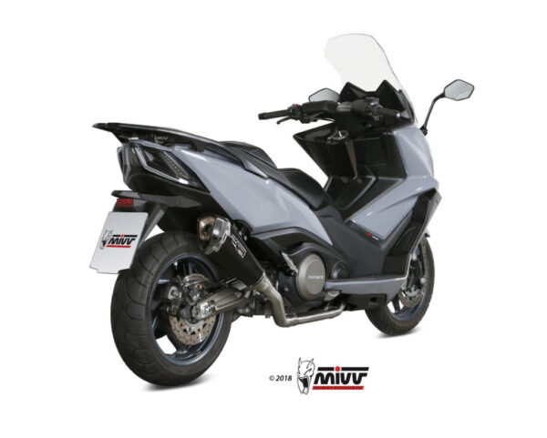 Mivv Full system 2x1 Delta Race St. Steel Kymco AK550 2017-20 - Imagen 2