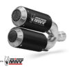 Mivv 2 Slip-On Mk3 black Ducati Monster 1200 / S 2014-16 - Imagen 3