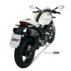 Mivv 2 Slip-On Suono St. Steel con tapa carbono Ducati Monster 696 2008-14 - Imagen 2