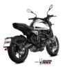 Mivv Slip-On Oval black con tapa carbono Moto Morini Seiemmezzo STR 2022-24 - Imagen 2