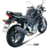 Mivv Slip-On Oval carbono con tapa carbono Suzuki SV 650 2004 / SV 650 2005-15 - Imagen 2