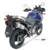 Mivv 2 Slip-On Suono St. Steel con tapa carbono Suzuki DL V-Strom 1000 2002-13 - Imagen 2