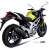Mivv Slip-On Oval carbono con tapa carbono Suzuki Gladius 2009-15 - Imagen 2