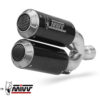 Mivv 2 Slip-On Mk3 carbono Ducati Monster 821 2018-20 / Monster 1200 2017-21 - Imagen 3