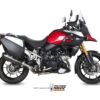 Mivv Slip-On Oval carbono con tapa carbono Suzuki DL V-Strom 1000/XT 14-20 / V-Strom 1050/XT 20-23 - Imagen 3