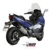 Mivv Full system 2x1 Speed edge St. Steel con tapa carbono SYM Maxsym TL 500 / 508 2020 - Imagen 2