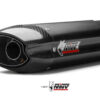 Mivv 2 Slip-On Suono black con tapa carbono Yamaha FZ6 / FZ6 Fazer 2004-11 - Imagen 2