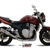 Mivv Slip-On GP titanium con tapa carbono Suzuki GSF 650 Bandit 2007-15 / GSX 650 F 2008-15