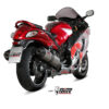 Mivv 2 Slip-On Oval titan con tapa carbono Suzuki GSX-R 1300 Hayabusa 2008-17 - Imagen 2
