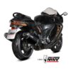 Mivv 2 Slip-On Speed edge black titanium Suzuki GSX-R 1300 Hayabusa 2021-24 - Imagen 2