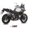 Mivv Slip-On Dakar black Suzuki DL V-Strom 1000 / XT 2014-20 / 1050 / XT 2020-24 - Imagen 2