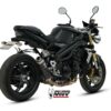 Mivv Slip-On GP carbon Triumph Speed Triple 2005-06 - Imagen 2