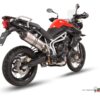 Mivv Slip-On Oval titan con tapa carbono Triumph Tiger 800 XC / XR / XRx / XCx / XRT / XCA 11-16 - Imagen 2