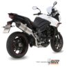 Mivv Slip-On Oval titan con tapa carbono Triumph Tiger 1050 Sport 2013-16 - Imagen 2