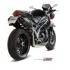 Mivv 2 Slip-On Speed edge black Triumph Speed Triple 2011-15 - Imagen 2