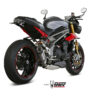 Mivv Slip-On Suono St. Steel con tapa carbono Triumph Speed Triple 2016-17 - Imagen 2