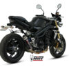 Mivv Slip-On GP black Triumph Speed Triple 2005-06 - Imagen 2
