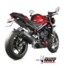 MIVV FULL SYSTEM 3x1 SR-1 BLACK TITANIUM TRIUMPH STREET TRIPLE 765 R / RS 2023-24 - Imagen 2