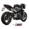 Mivv Slip-On Delta Race black Triumph Street Triple R / S / RS 2017-23 - Imagen 2