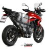 Mivv Slip-On Oval carbono Triumph Tiger 900 / GT / Pro / Rally 2021-24 - Imagen 2