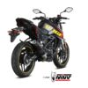 Mivv Full System 1x1 GP black con tapa carbono Voge Brivido 125R 2023-24 - Imagen 2
