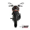 Mivv Full System 1x1 GP black con tapa carbono Voge Brivido 125R 2023-24 - Imagen 3