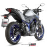 Mivv Slip-On Double Gun black Yamaha MT-03 2016-24 - Imagen 2