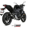 Mivv Full system 2x1 MK3 carbono Yamaha YZF R25 2015-24 / MT-03 2016-23 / R3 2015-24 - Imagen 2
