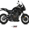Mivv Full system 2x1 Oval carbono con tapa carbono Yamaha Tracer 700 / GT / Tracer 7 2016-24 - Imagen 2