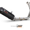 Mivv Full system 2x1 Oval carbono con tapa carbono Yamaha Tracer 700 / GT / Tracer 7 2016-24 - Imagen 3